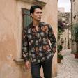 Print Peach Shirt : Party