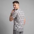 Print Gray Shirt : Party