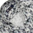 Print Blue Shirt : Party