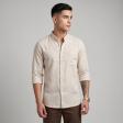 Plain Cream Shirt : Party