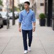 Plain Blue Shirt : Party