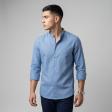 Plain Dark Blue Shirt : Party