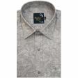 Print Brown Shirt : Party
