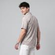Print Brown Shirt : Party