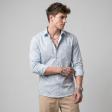 Print Blue Shirt : Party