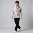 Print Green Shirt : Party