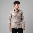 Print Green Shirt : Party