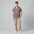 Print Brown Shirt : Party