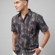 Print Maroon Shirt : Party