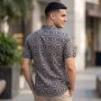 Print Gray Shirt : Party