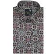 Print Rust Shirt : Party