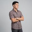 Print Rust Shirt : Party