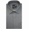 Print Blue Shirt : Party