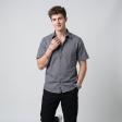 Print Blue Shirt : Party