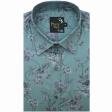 Print Gray Shirt : Party