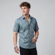 Print Gray Shirt : Party