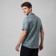 Print Gray Shirt : Party