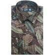Print Brown Shirt : Ditto