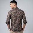 Print Brown Shirt : Ditto