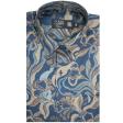 Print Blue Shirt : Ditto