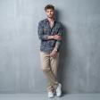 Print Blue Shirt : Ditto