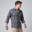 Print Blue Shirt : Ditto
