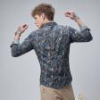 Print Blue Shirt : Ditto
