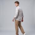 Print Blue Shirt : Party