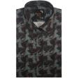 Print Black Shirt : Party