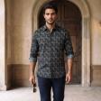 Print Black Shirt : Party