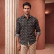 Print Black Shirt : Party
