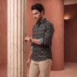Print Black Shirt : Party