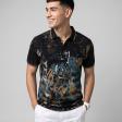 Print Brown T-shirt : Regular