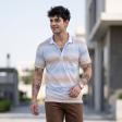 Print Blue T-shirt : Regular