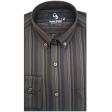 Stripes Brown Shirt : Business