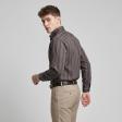 Stripes Brown Shirt : Business