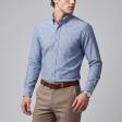 Stripes Blue Shirt : Business
