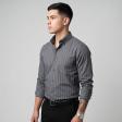 Stripes Gray Shirt : Business