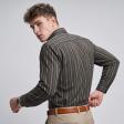 Stripes Brown Shirt : Business
