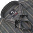 Stripes Dark Green Shirt : Business