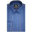 Stripes Dark Blue Shirt : Business