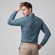 Stripes Green Shirt : Business