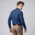 Stripes Navy Blue Shirt : Business
