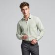 Stripes Light Green Shirt : Business