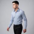Checks Blue Shirt : Business