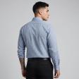 Checks Blue Shirt : Business