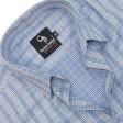 Checks Blue Shirt : Business