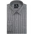 Checks Gray Shirt : Business