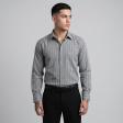 Checks Gray Shirt : Business