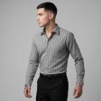 Checks Gray Shirt : Business